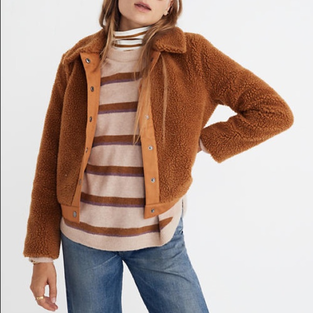 Madewell Portland Sherpa Jacket - NWT